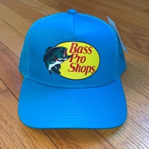 NWT Bass Pro Shop Trucker Hat🎣 - AQUA